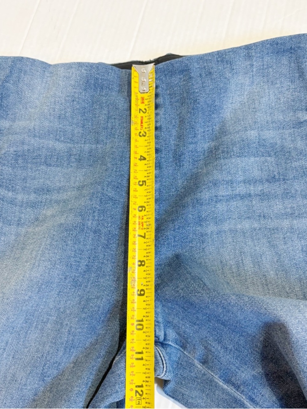 Frank and Eileen Westport Illusion Wide-Leg Pull-On Jean Size 8 Soft Denim - Picture 15 of 16